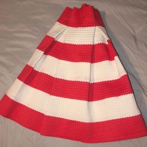 Pleated Flare Mini Skirt